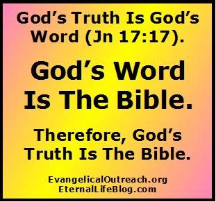 God's Truth Is ONLY Found In The Bible