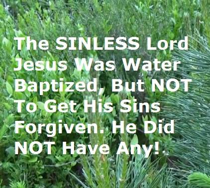 Does Baptism Save are you Saved at Baptism Sins Forgiven