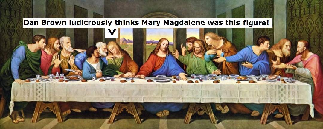 Mary Magdalene And The Mary Magdalene And Jesus MYTHS   Mary Magdalene Last Supper Da Vinci 