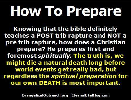 Post Tribulation Rapture  Rapture of the Church  Post Trib